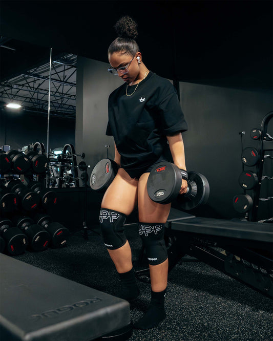 woman getting ready to workout